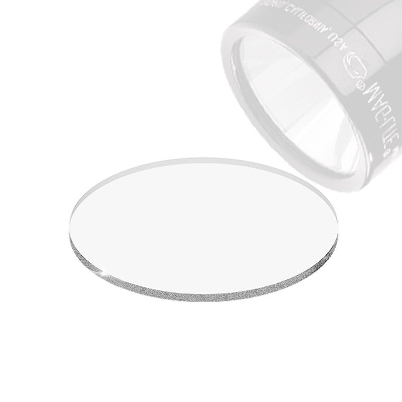 Weltool Glass Lens for Maglite C or D Cell Full Size Flashlights Upgrade - Tempered Glass Lens Shatterproof and UltraClear (1lens) - Image 1